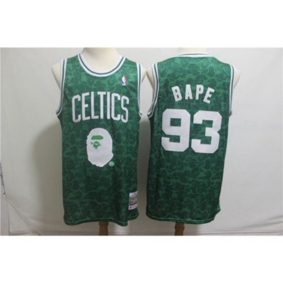 bape celtics jersey